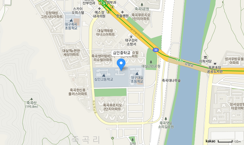 학교 찾아오시는 길 지도